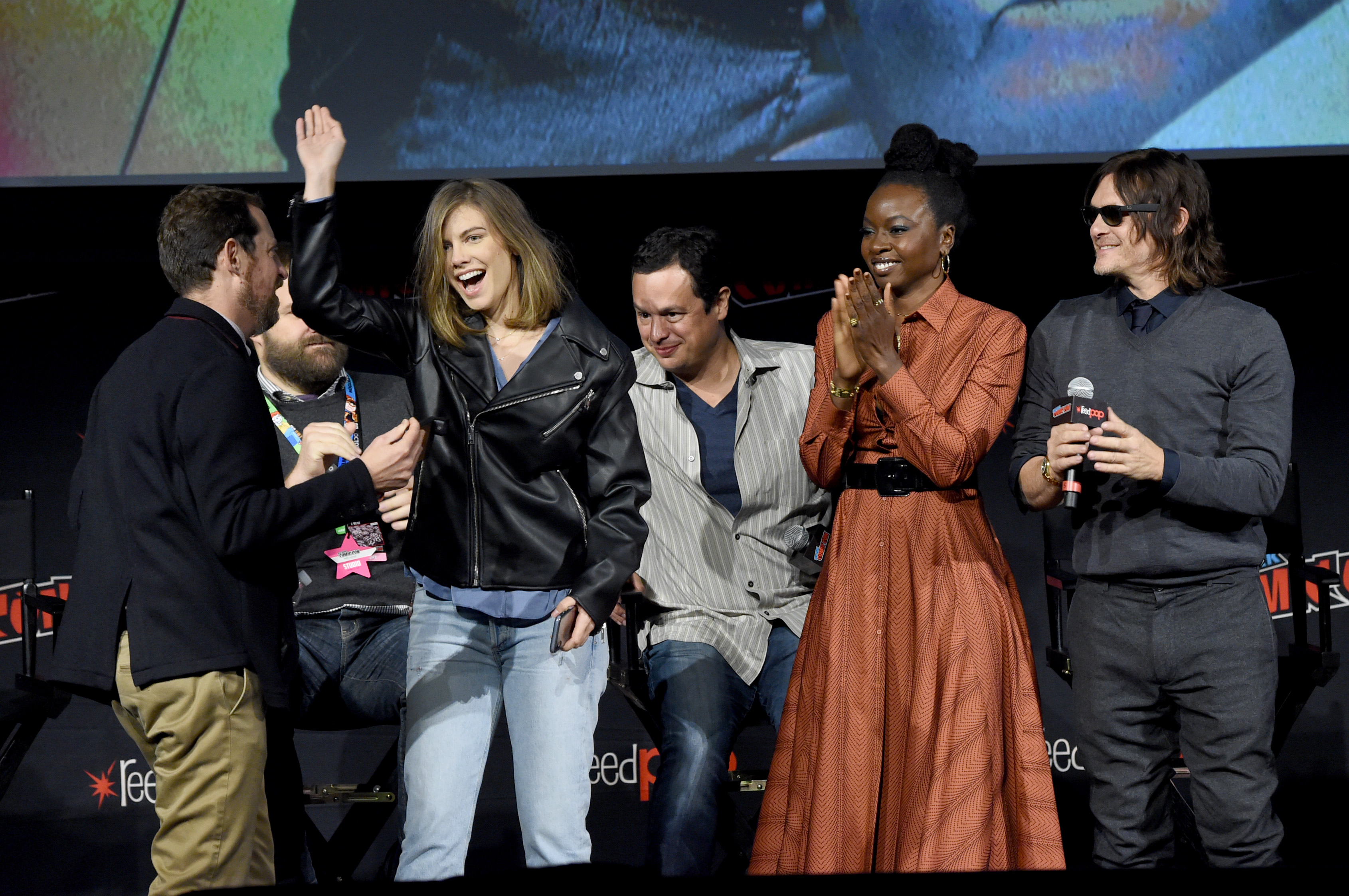 Exclusive: The Walking Dead' Cast Reacts to Lauren Cohan's Return at New York Comic Con 2019