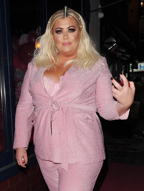 GLOW GIRL Gemma Collins shows off her slim legs while posing in mini-dress with girlfriends in Dubai