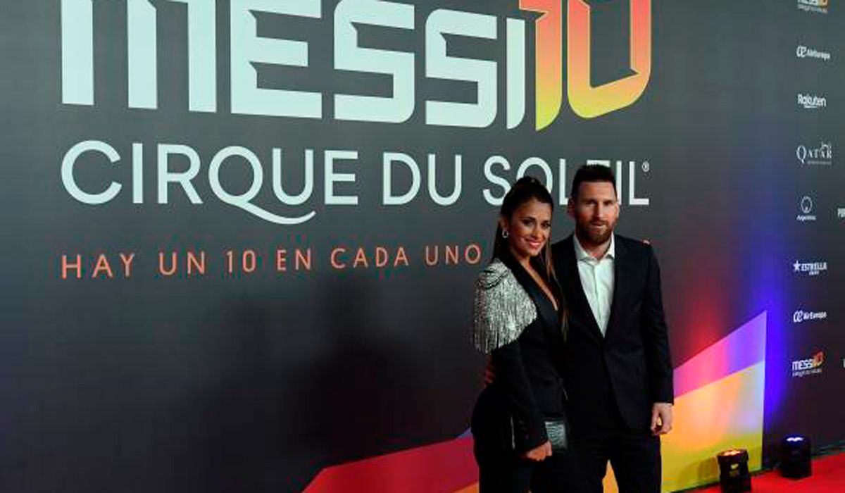 Messi attends the premiere of Cirque du Soleil's show based on his career