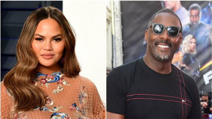 Idris Elba responded to Chrissy Teigen's challenge with a 1995-ish photo