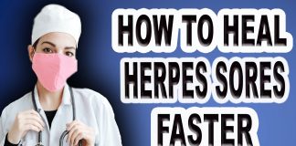 how to heal herpes sores faster