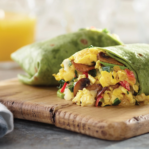 Spinach and Egg Wraps
