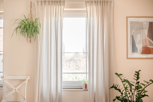 Cheap way to block heat from windows- curtains and drapes