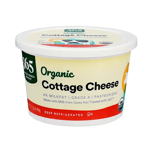 Organic cottage cheese