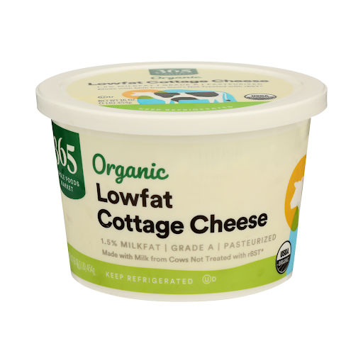 Organic low fat cottage cheese