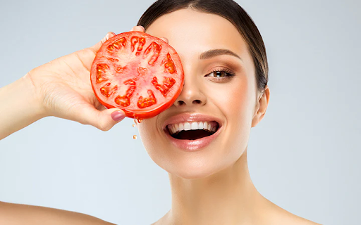 Tomatoes- remove under eye circles